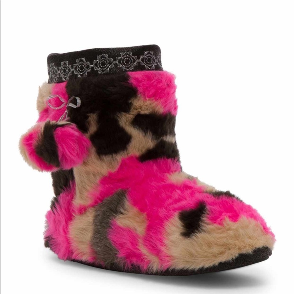 Pretty You London Micki Faux Fur Bootie
